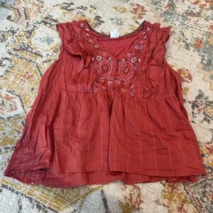 Flutter sleeve blouse